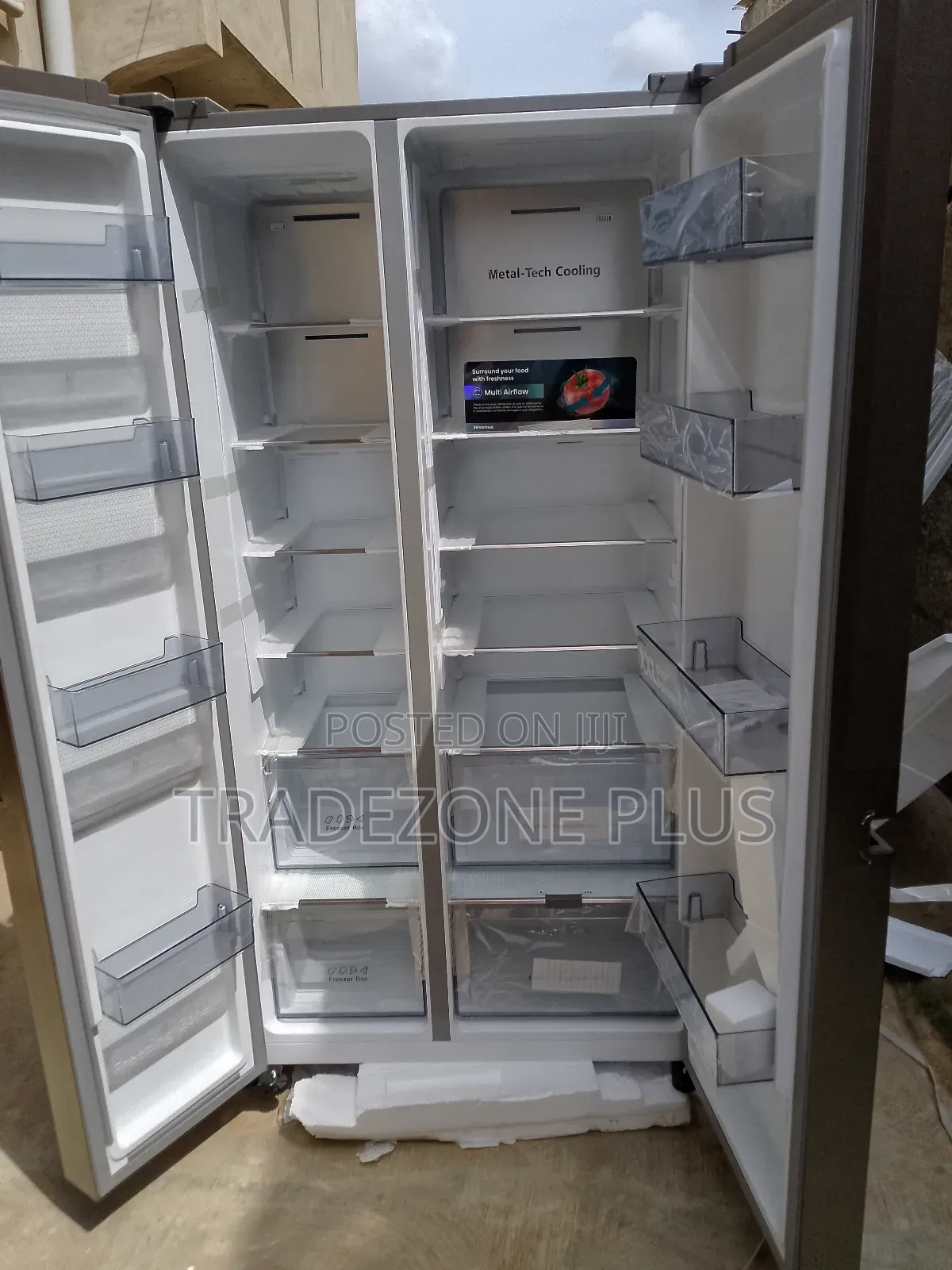 Hisense Kitchen Appliances -634l Side-by-Side Refrigerator