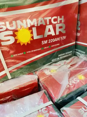 SMS Solar Tubular Battery 220ah 12v Is Available