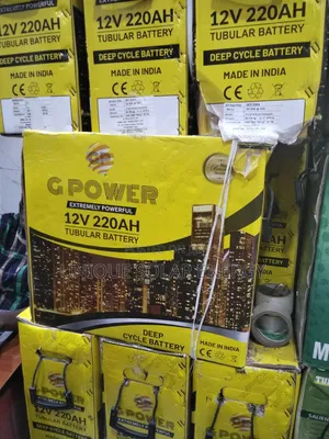 12v 220ah Tubular Battery (G Power)