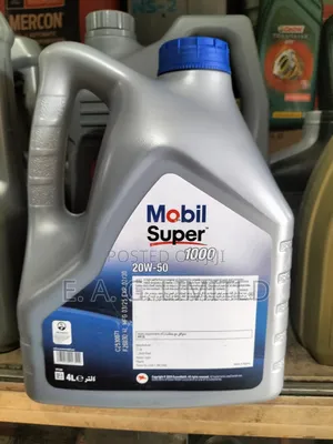 Mobil Super 1000 20w-50 Engine Oil Xhp. 4 Liters.
