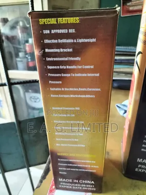 Gtk Multi-purpose Fire Extinguisher. Nominal Contents: 1kg