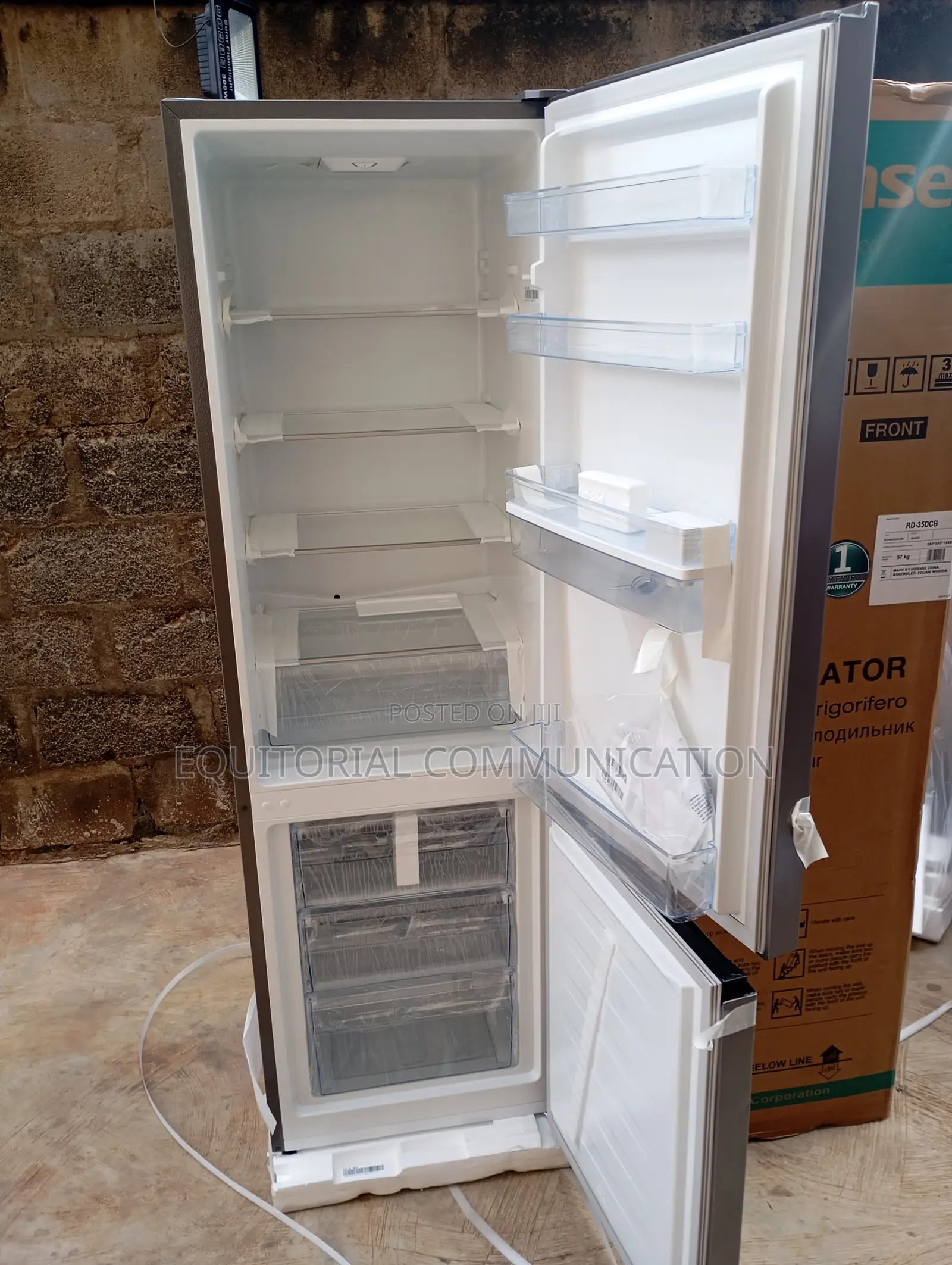 Hisense 264l Bottom Freezer Fridge – Easy Organization
