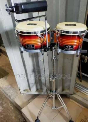 Small Portable Conga and Stand Complete Set