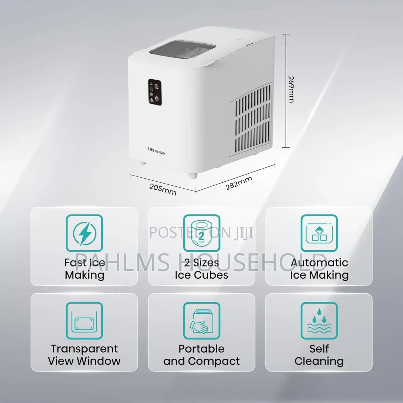 Hisense 12kg Automatic Ice Cube Maker