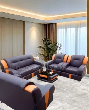 Quality Couch of 7 Seaters Sofa Chairs and Table. Pbrll11