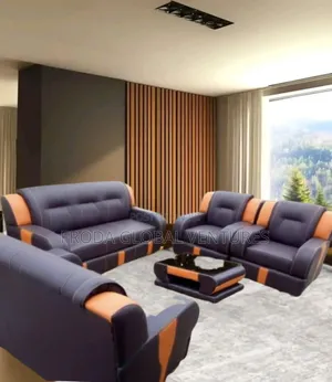 Quality Couch of 7 Seaters Sofa Chairs and Table. Pbll15