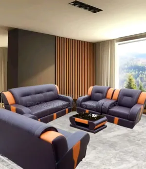 Quality Couch of 7 Seaters Sofa Chairs and Table. Pbll17