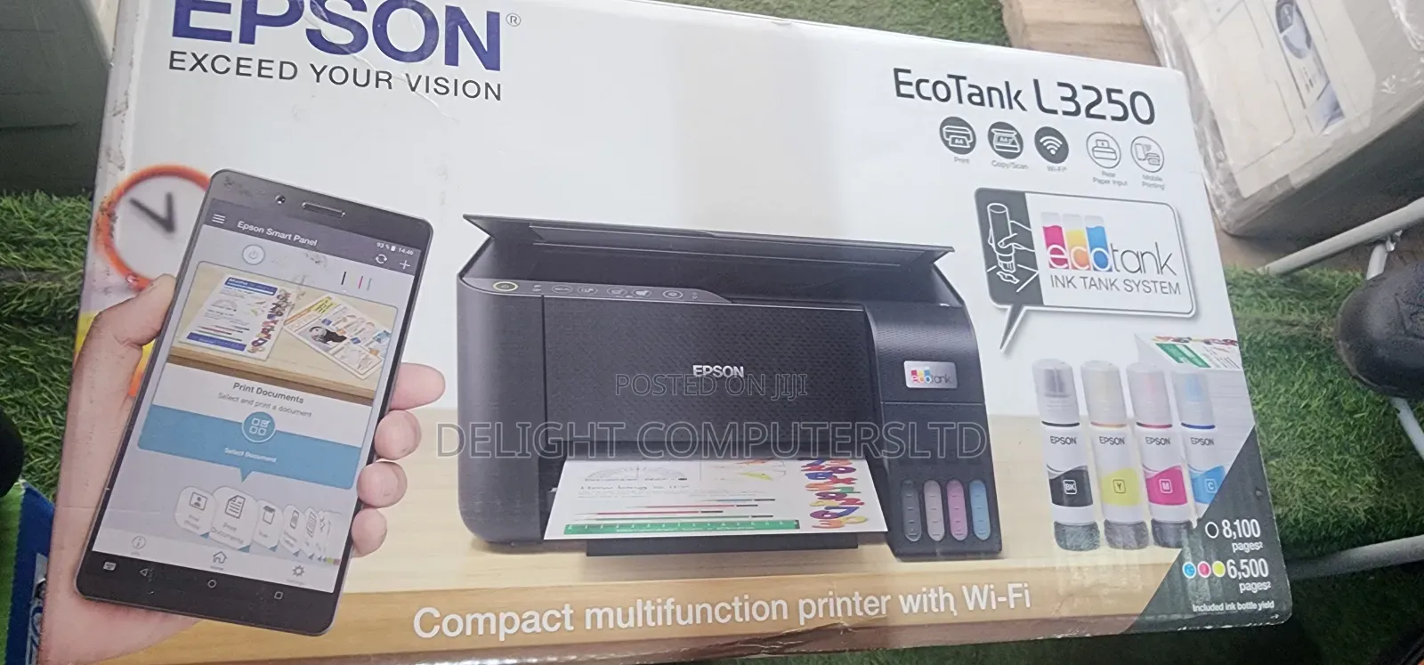 Epson L3250/L3252 Eco Tank Sublimation
Printer