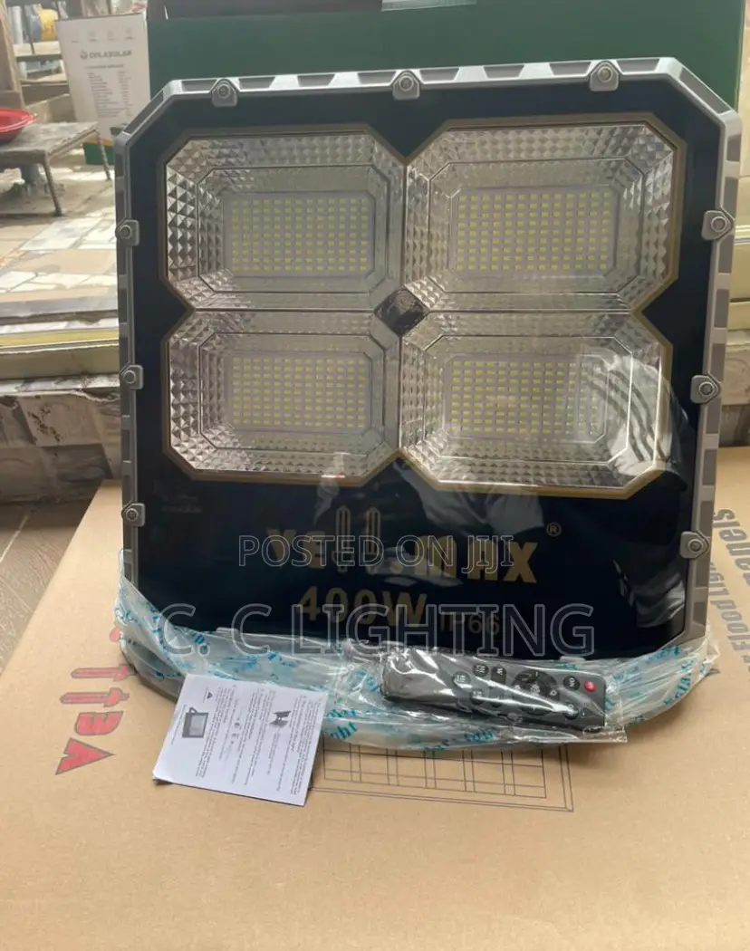 400w Led Solar Light High Bright Flood Light Waterproof