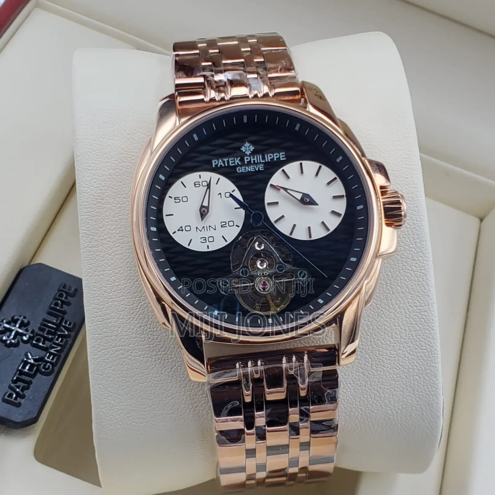 "Patek Philippe Inspired Automatic Watch for Men With Chain"