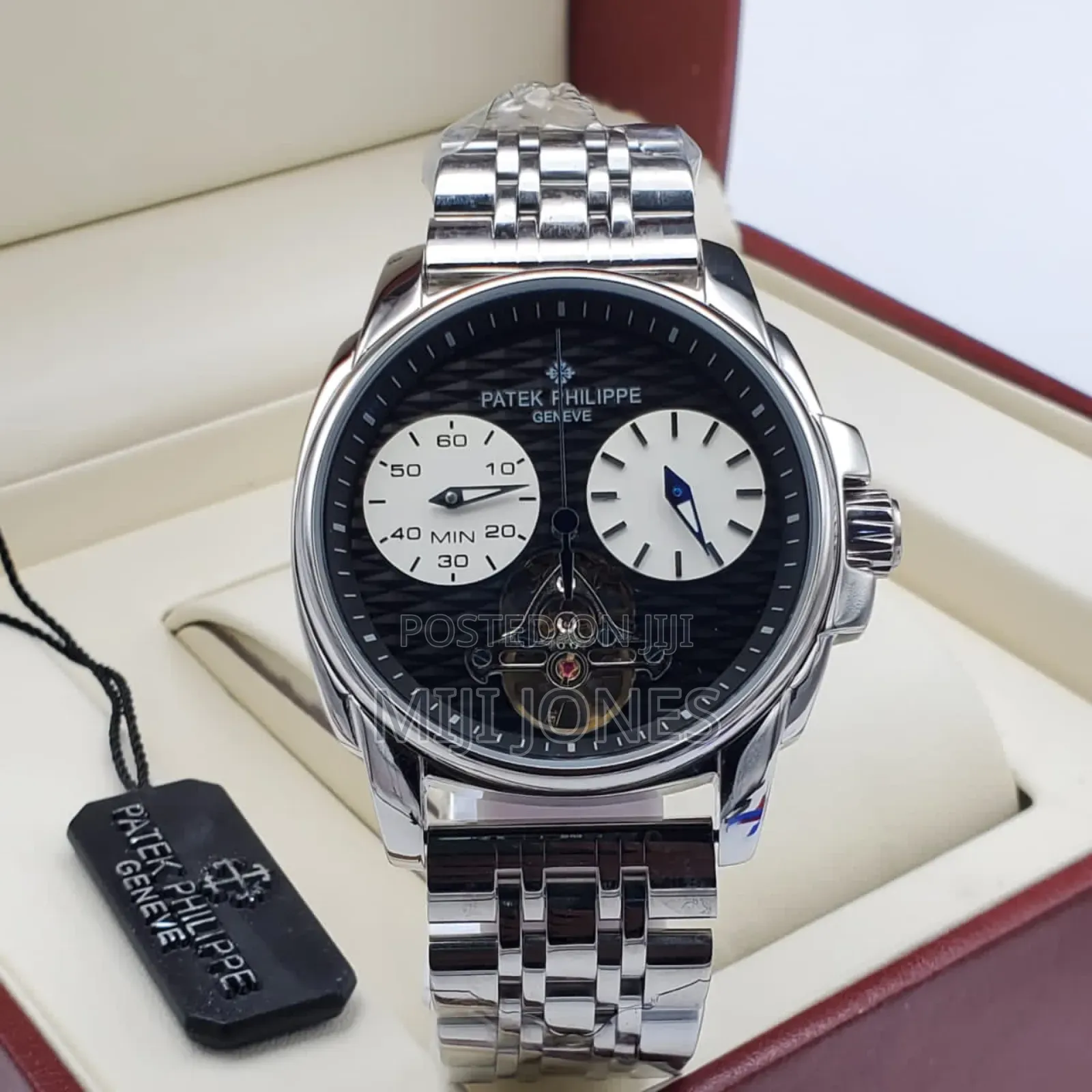 "Patek Philippe Inspired Automatic Watch for Men With Chain"