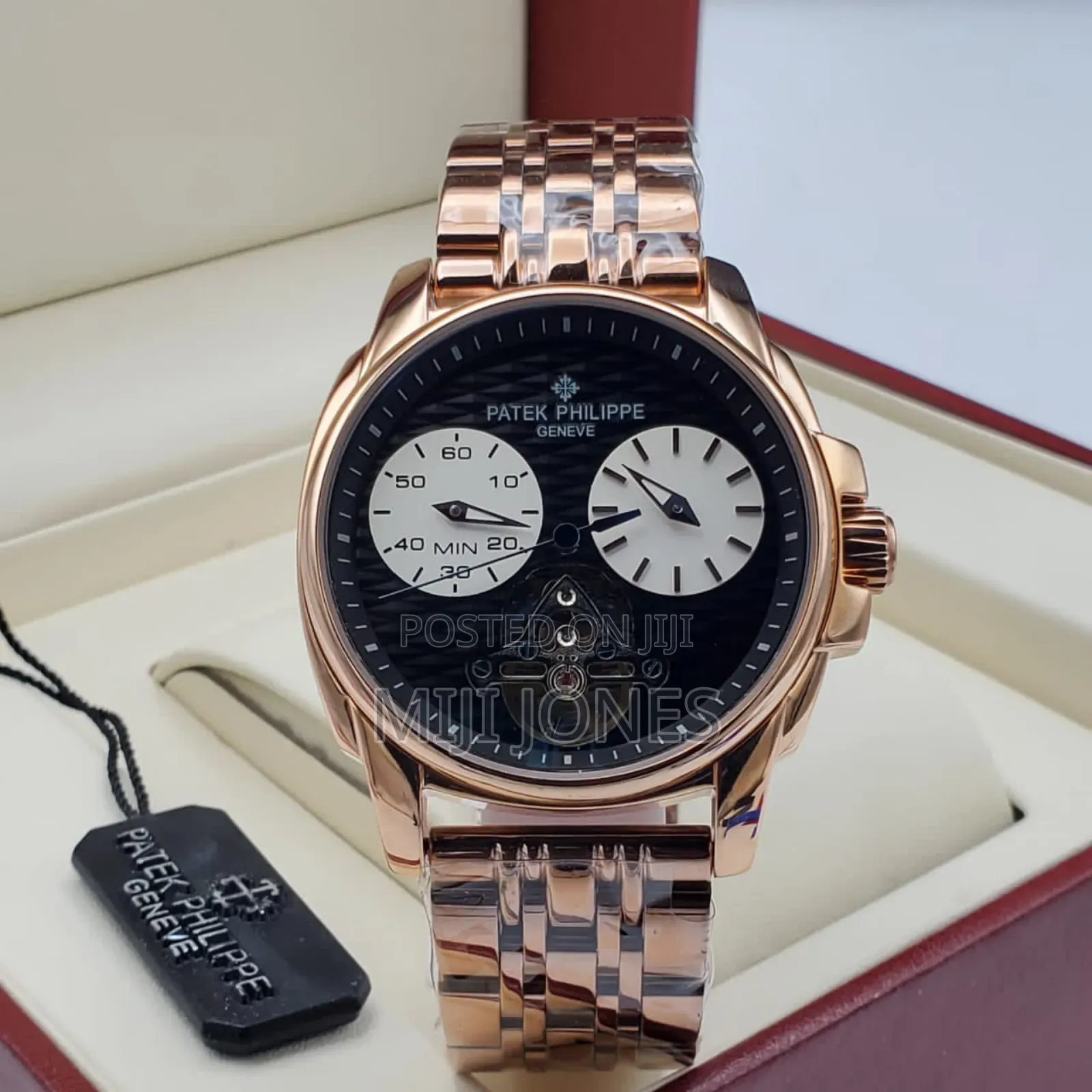 "Patek Philippe Inspired Automatic Watch for Men With Chain"