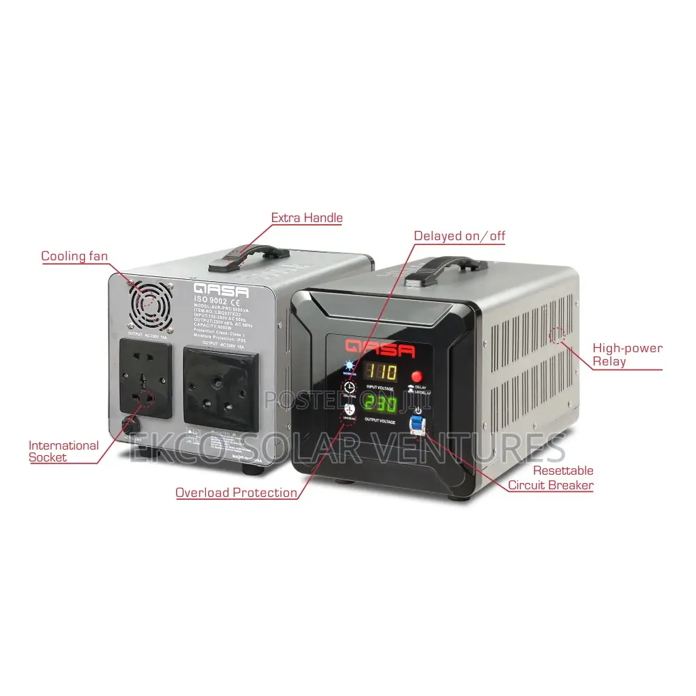 Qasa Avr-Pro 5000va,Digital