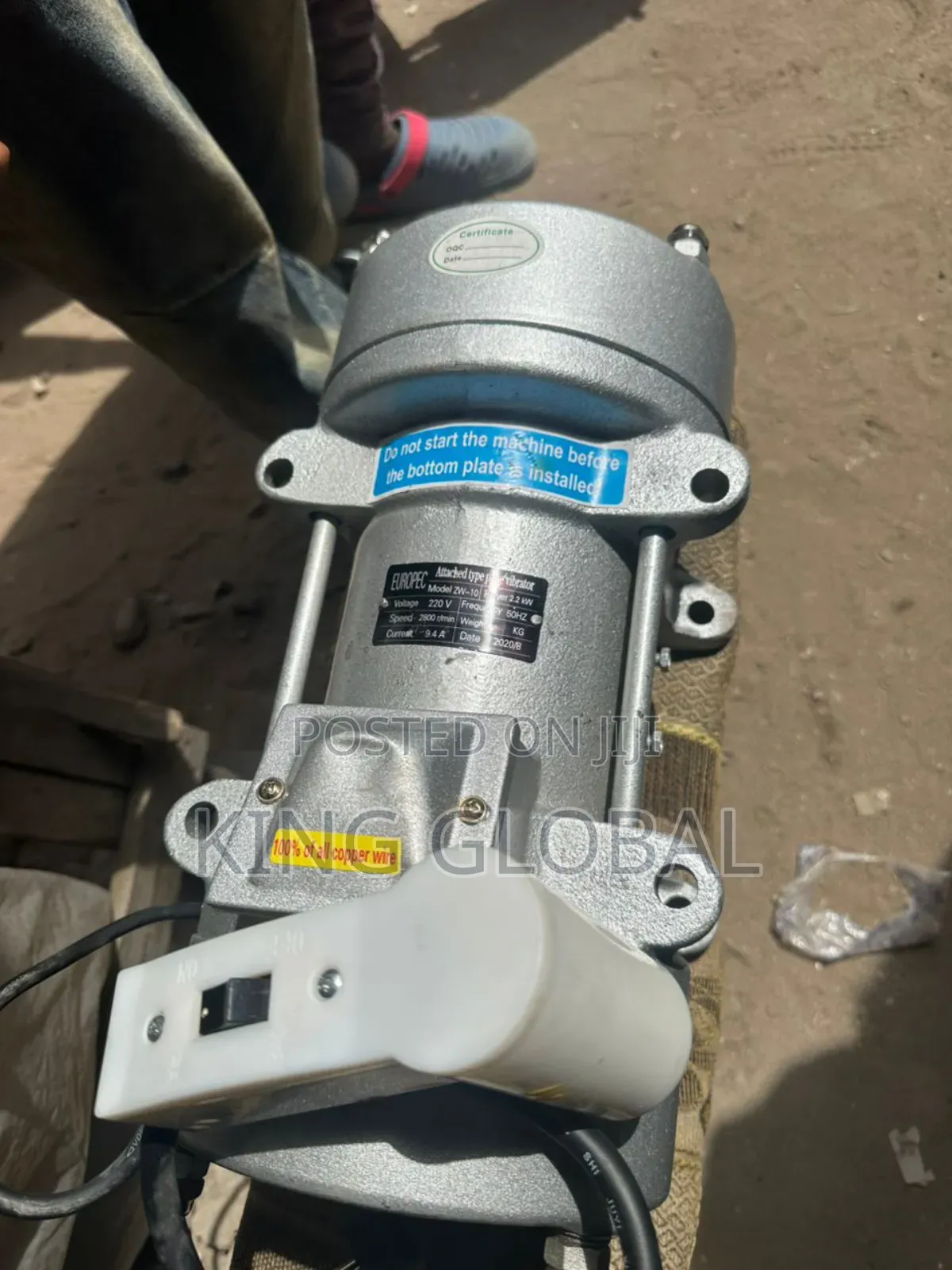 High Quality Vibrator Motor 3hp (220v )