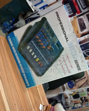 Professional 4 Channel Mixer With Amplifier
