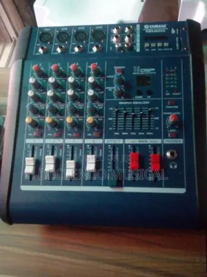 Professional 4 Channel Mixer With Amplifier