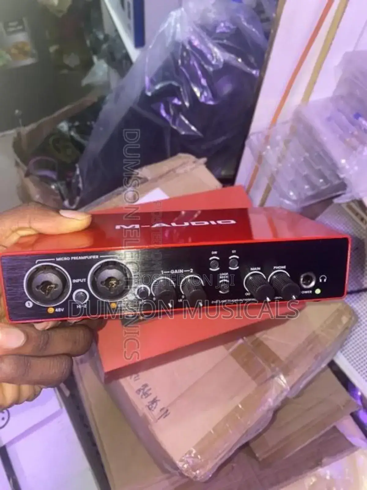 M-Audio Soundcard 24bit Usb Audio Interface