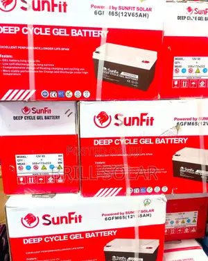 12v-65ah Sunfit Solar Gel Battery