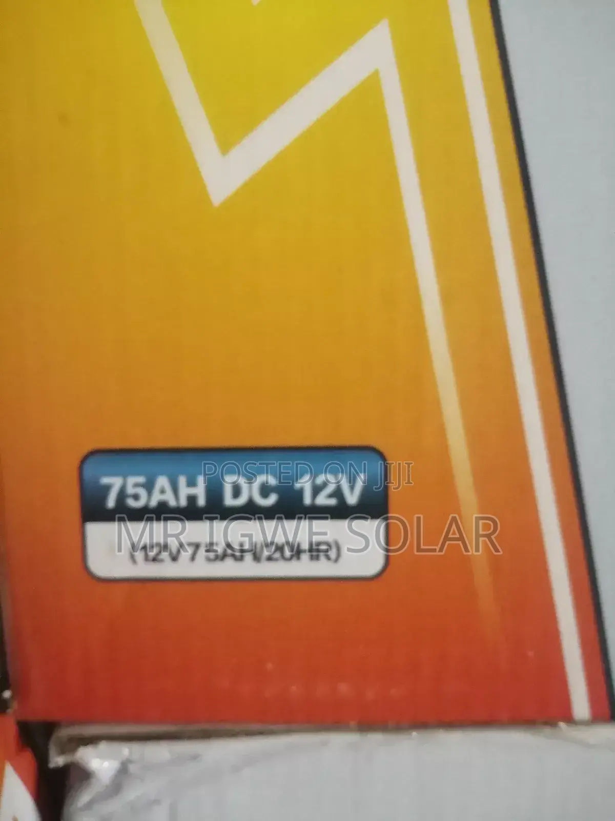 75ah Maximum Dry Cell Battery