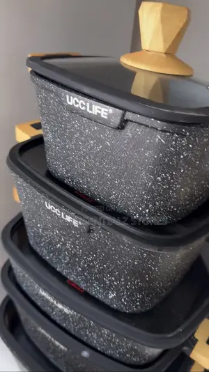 Black Cube Ucc Life Pots Set