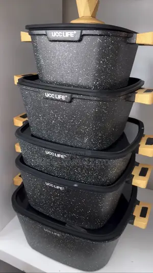 Black Cube Ucc Life Pots Set