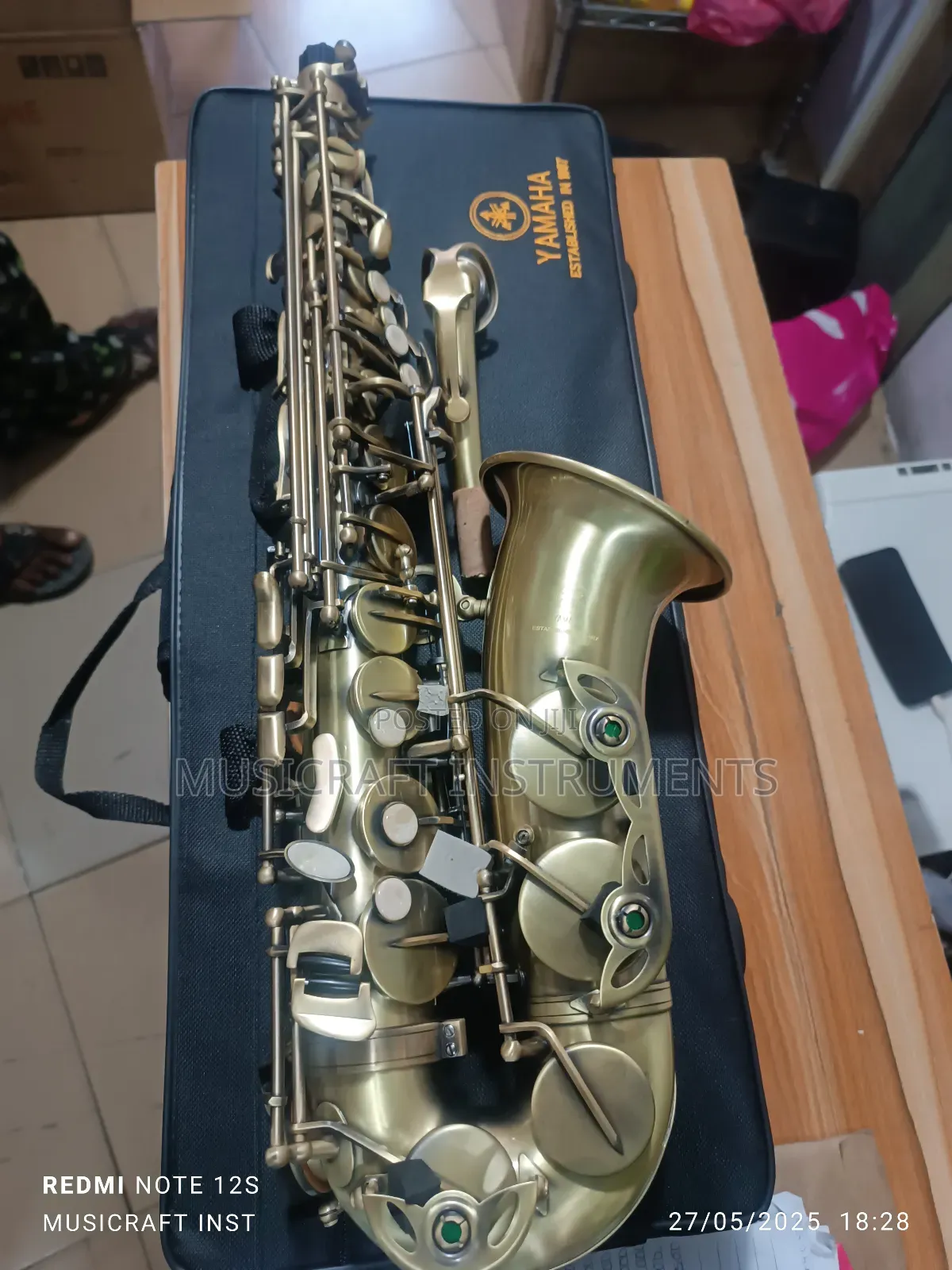 Bronze Yamaha Alto Saxophone