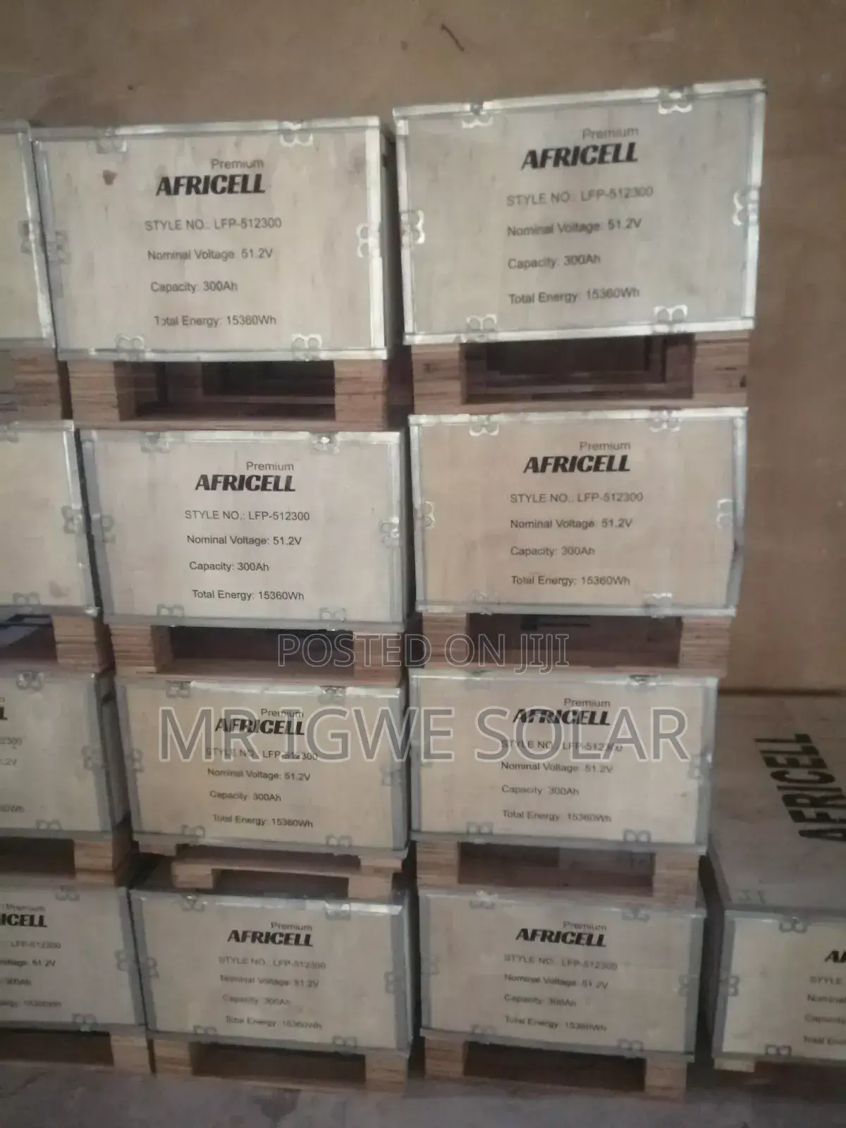 15kwh Africell 51.2v