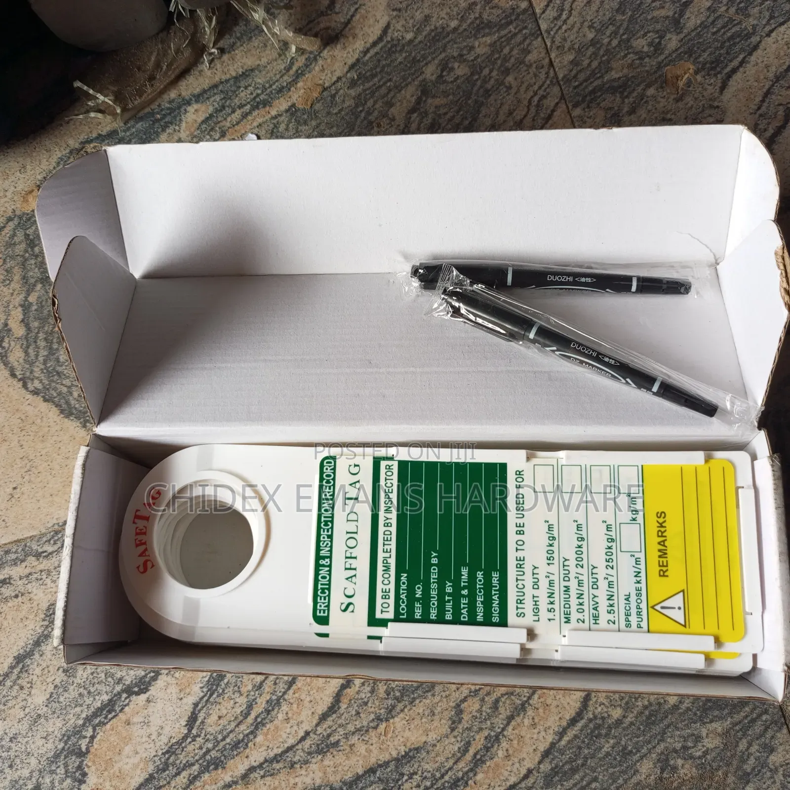 Scaffolding Safety Tags