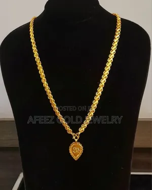 Photo - 18 Karate Gold Chain and Pendant Available