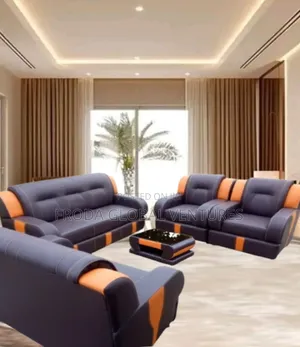 Quality Couch of 7 Seaters Sofa Chairs and Table. Pbll22
