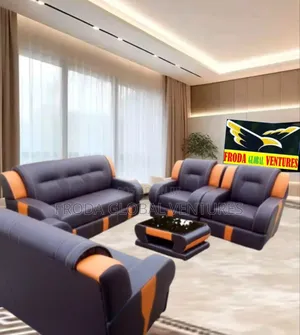 Quality Couch of 7 Seaters Sofa Chairs and Table. Pbll26