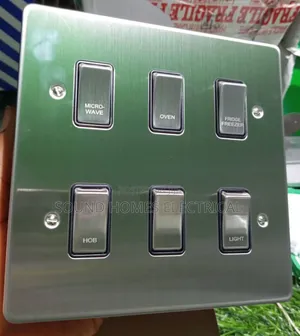 6gang Metal Grid Plate/ Switch