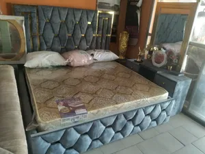 Complete Set Full Padded Six by Six Bed Frame