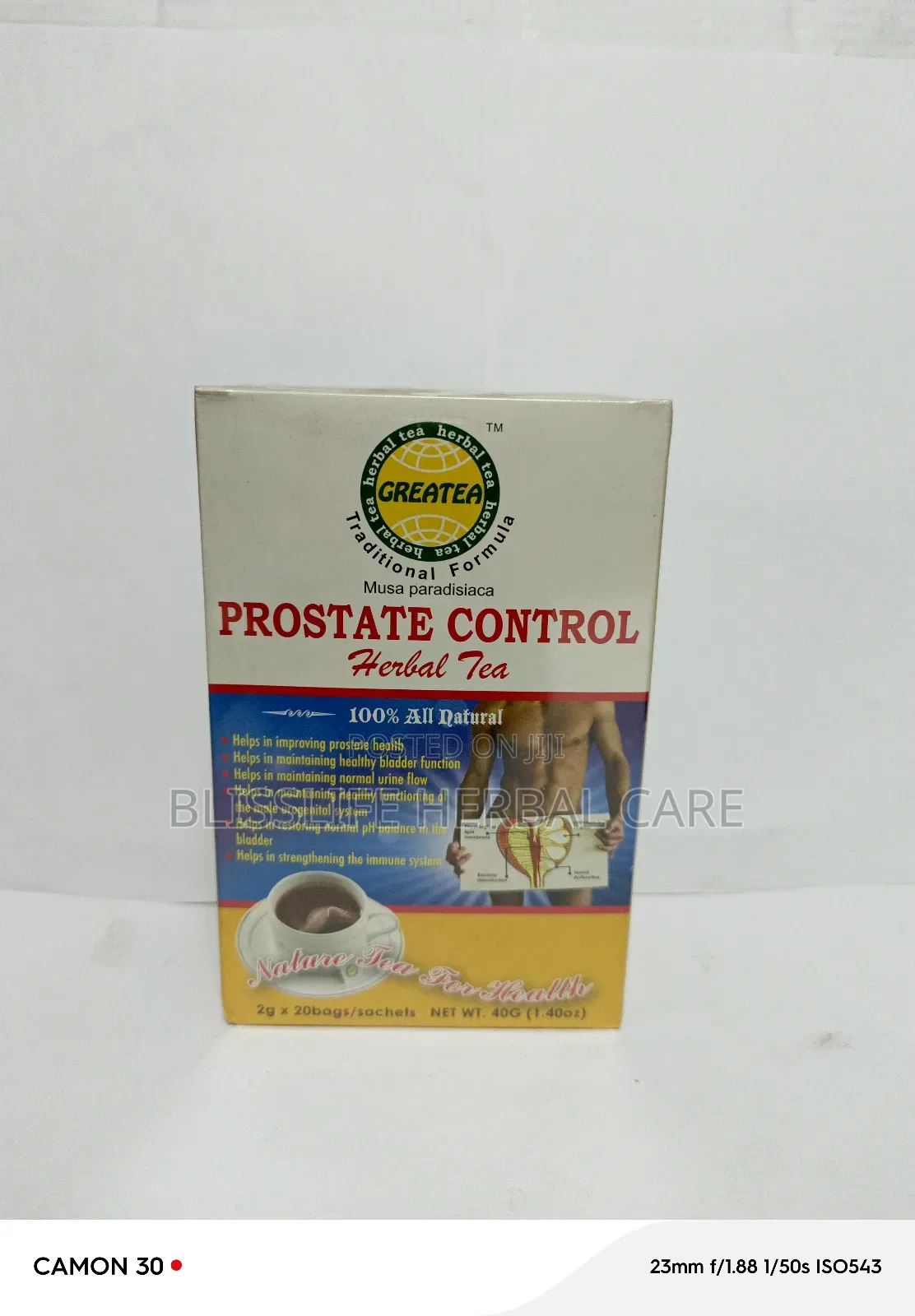 Prostate Control Herbal Tea Smiley