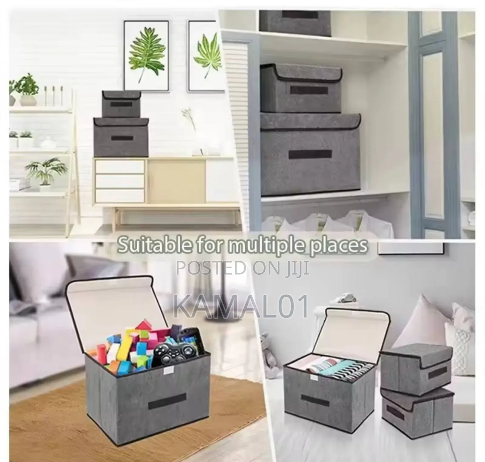 2 in 1 Storage Boxes Household Large-Capacity Non-Woven
