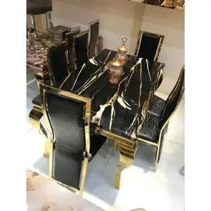 Marble Dining Table With 6 Chairs