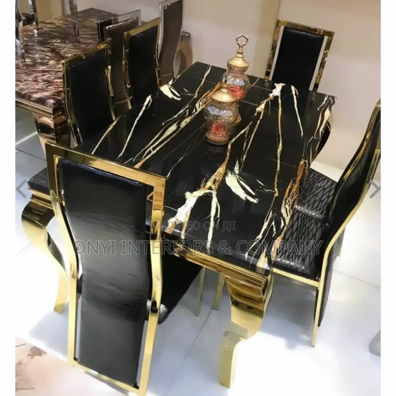 Marble Dining Table With 6 Chairs