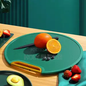Double-Sided Pe Chopping Board Anti-Mildew Non-Slip Round