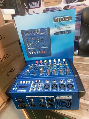 Powered Mixer 4channels With Bluetooth and Usb