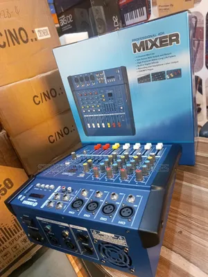 Powered Mixer 4channels With Bluetooth and Usb