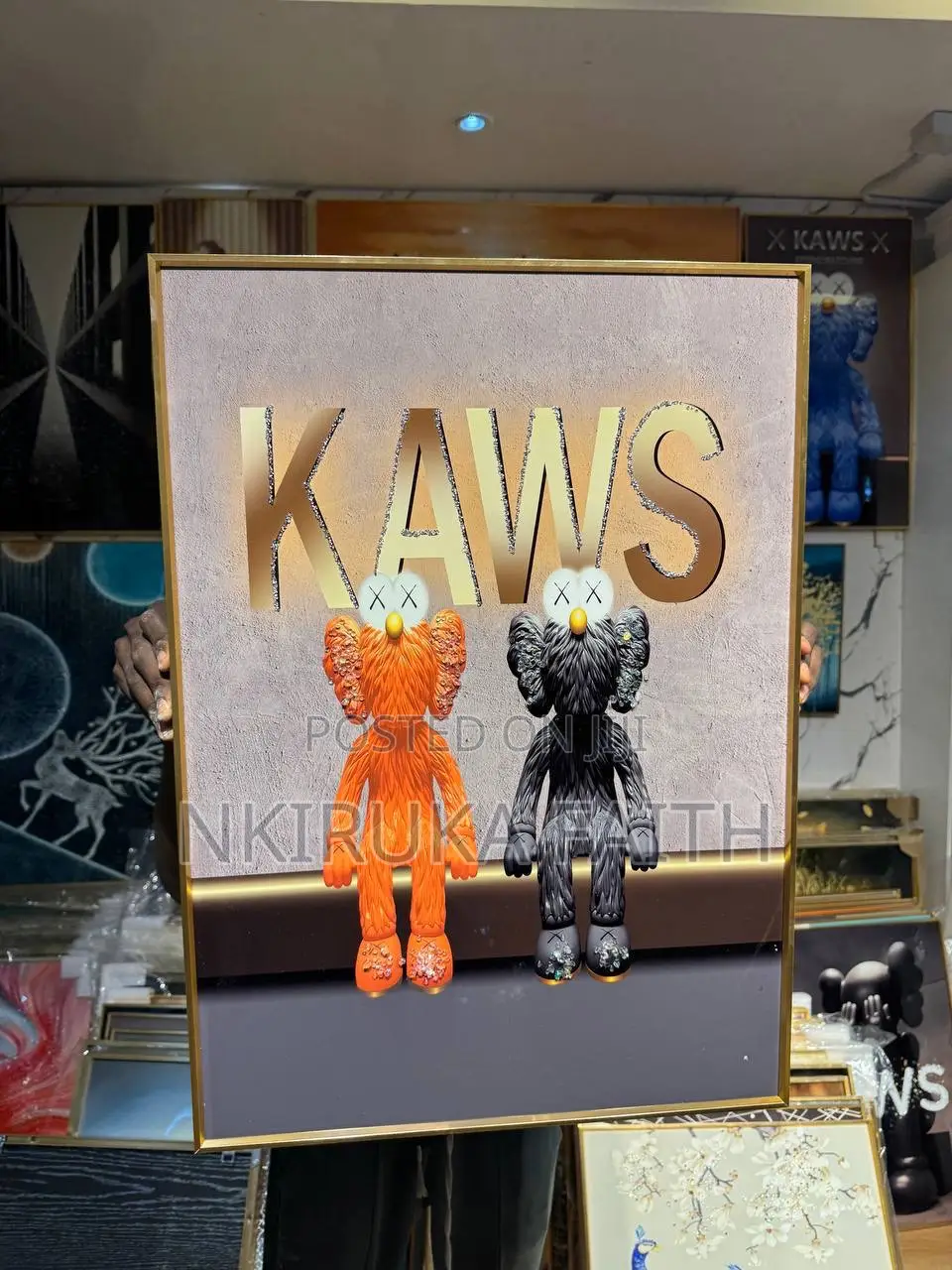 Luxury Kaws Frame