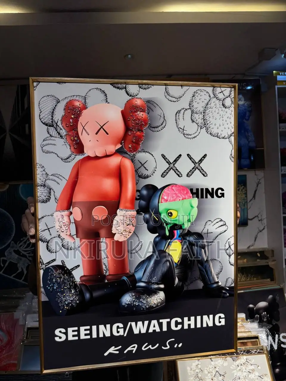 Luxury Kaws Frame