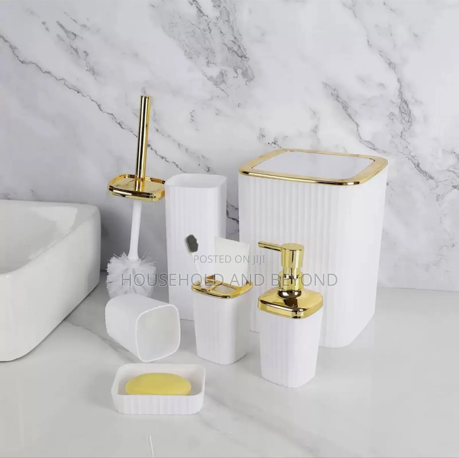 6 Pieces Bathroom Accessories Set