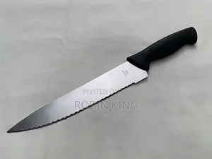 Generic Stainless Steel 8 Inches Serrated Chef Knife