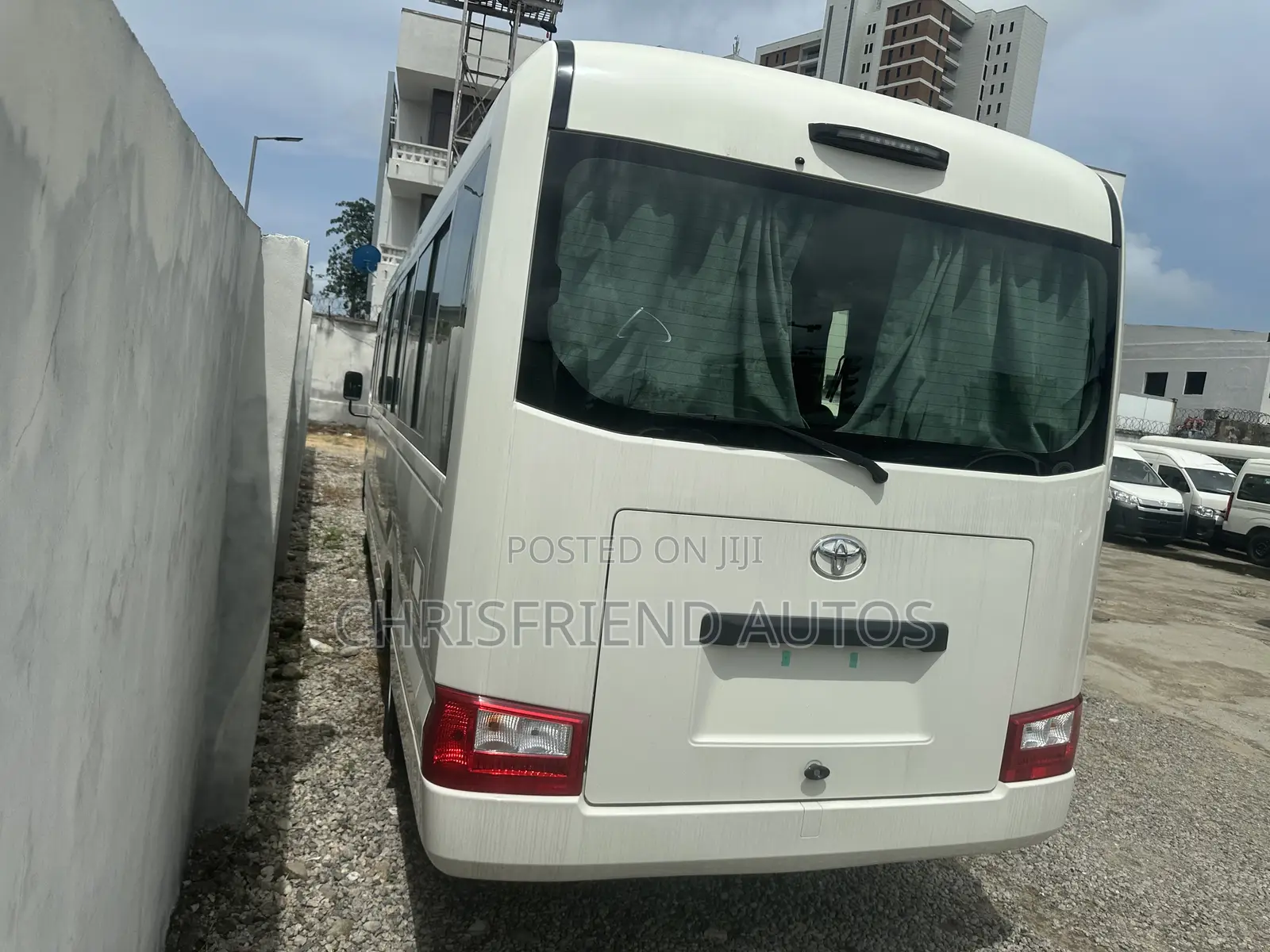 New Toyota Coaster 2024 White