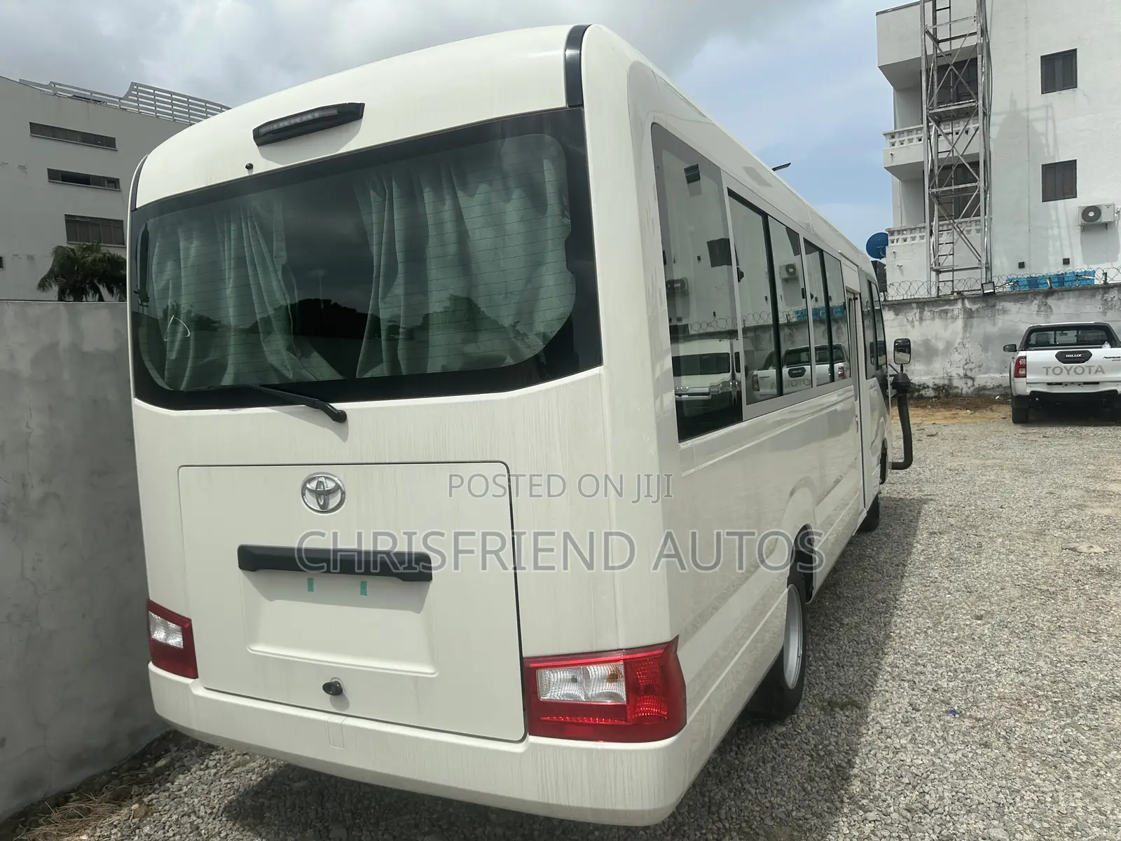 New Toyota Coaster 2024 White