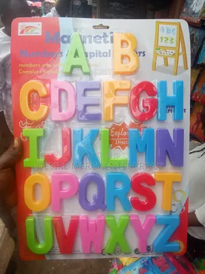 Big Magnetic Letters Numbers