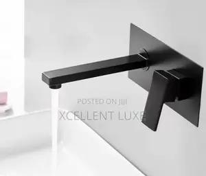 Conduit Basin Mixer Tap Matt Black