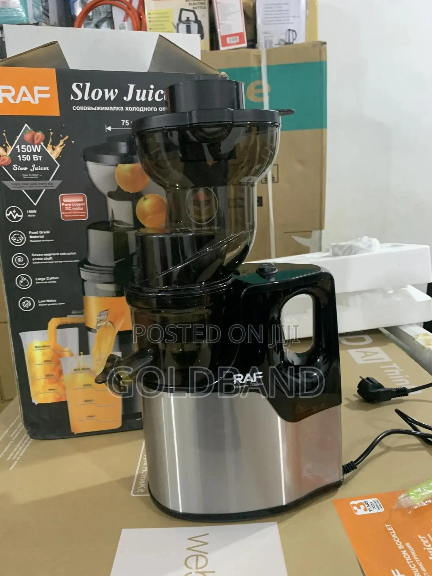 Raf 150w Cold Press Juicer