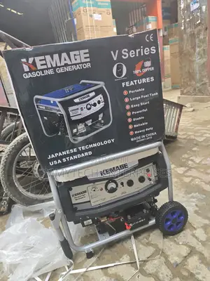 High Quality 5.5kva Kemage Remote Control Petrol Gen 1year